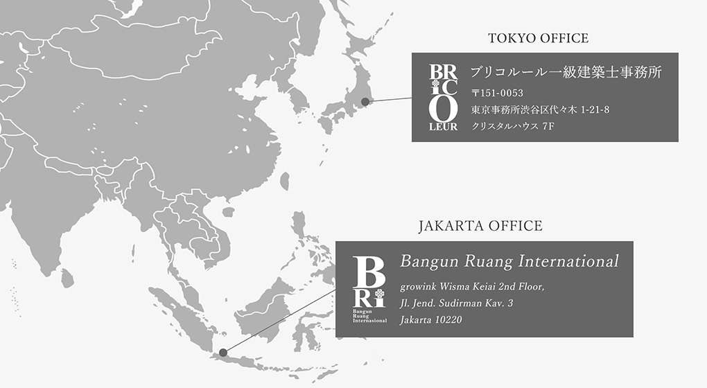 ブリコルール一級建築事務所 オフィス所在地